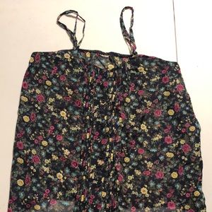 Flower print tank top